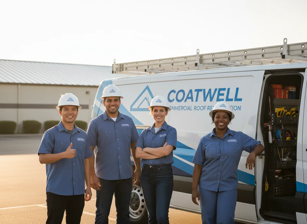 Commercial roof coating company in Hood, CA